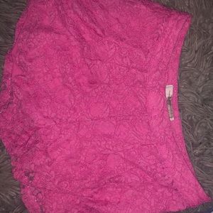 Lace shorts